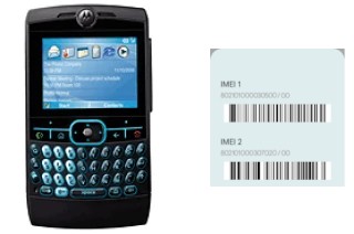 So sehen Sie den IMEI-Code in Motorola Q8