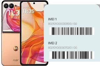 So sehen Sie den IMEI-Code in Razr 50 Ultra