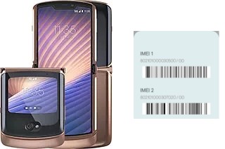 So sehen Sie den IMEI-Code in Razr 5G