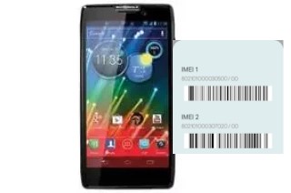 So sehen Sie den IMEI-Code in RAZR HD