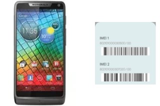 So sehen Sie den IMEI-Code in RAZR i XT890