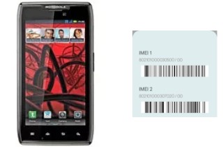 So sehen Sie den IMEI-Code in RAZR MAXX