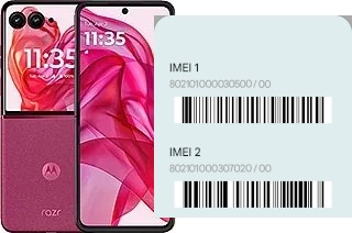 So sehen Sie den IMEI-Code in razr+ 2024