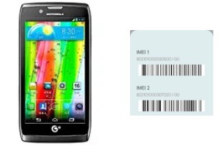 So sehen Sie den IMEI-Code in RAZR V MT887