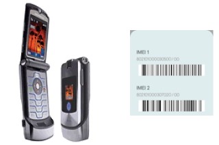 So sehen Sie den IMEI-Code in RAZR V3i