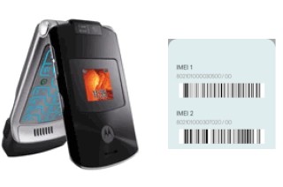 So sehen Sie den IMEI-Code in RAZR V3xx