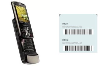 So sehen Sie den IMEI-Code in Motorola Z6w