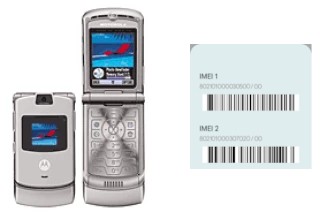 So sehen Sie den IMEI-Code in RAZR V3