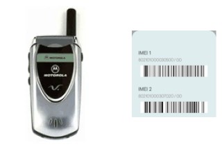 So sehen Sie den IMEI-Code in Motorola V60