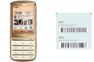 So sehen Sie den IMEI-Code in C3-01 Gold Edition