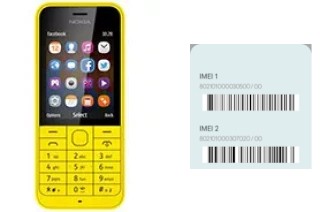 So sehen Sie den IMEI-Code in Nokia 220