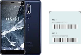 So sehen Sie den IMEI-Code in Nokia 5.1