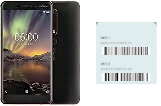 So sehen Sie den IMEI-Code in Nokia 6.1