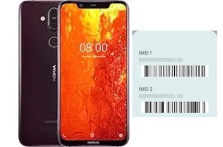 So sehen Sie den IMEI-Code in Nokia 8.1