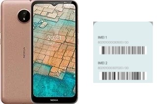 So sehen Sie den IMEI-Code in Nokia C20