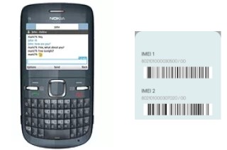 So sehen Sie den IMEI-Code in Nokia C3