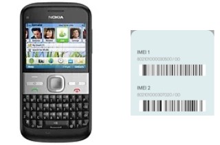 So sehen Sie den IMEI-Code in Nokia E5