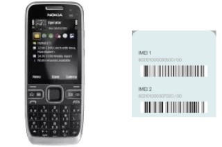 So sehen Sie den IMEI-Code in Nokia E55