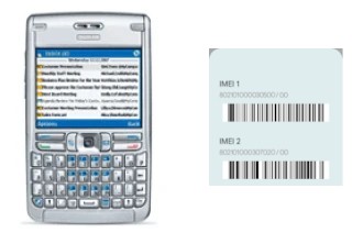 So sehen Sie den IMEI-Code in Nokia E62