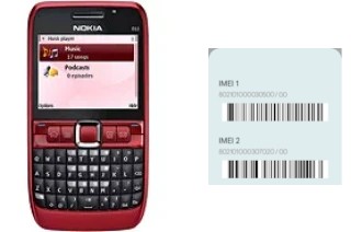 So sehen Sie den IMEI-Code in Nokia E63