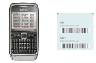 So sehen Sie den IMEI-Code in Nokia E71