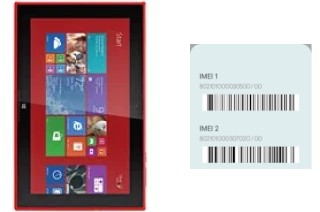 So sehen Sie den IMEI-Code in Lumia 2520