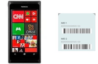 So sehen Sie den IMEI-Code in Lumia 505