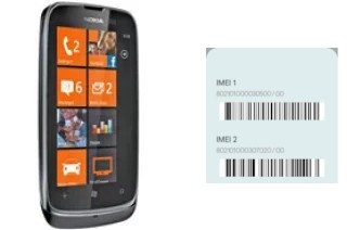 So sehen Sie den IMEI-Code in Lumia 610 NFC