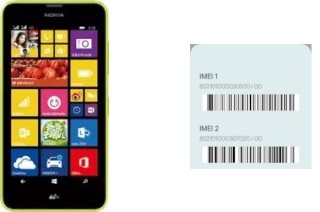 So sehen Sie den IMEI-Code in Lumia 636