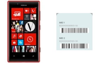 So sehen Sie den IMEI-Code in Lumia 720