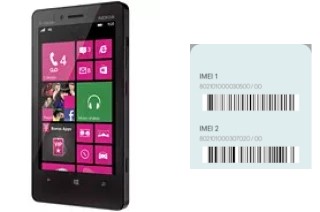 So sehen Sie den IMEI-Code in Lumia 810