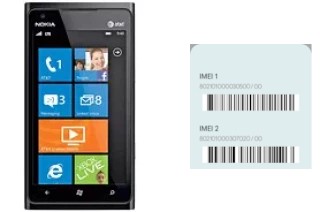 So sehen Sie den IMEI-Code in Lumia 900 AT&T