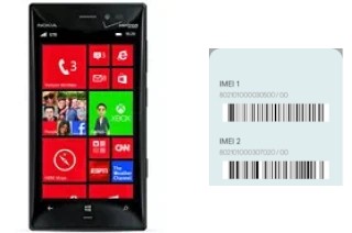 So sehen Sie den IMEI-Code in Lumia 928