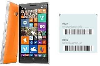 So sehen Sie den IMEI-Code in Lumia 930