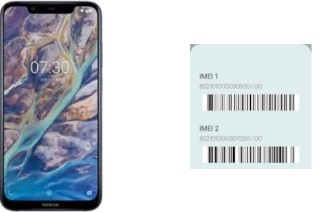 So sehen Sie den IMEI-Code in Nokia X7