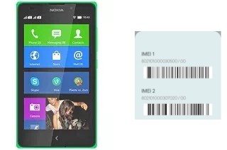 So sehen Sie den IMEI-Code in Nokia XL