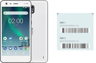 So sehen Sie den IMEI-Code in Nokia 2