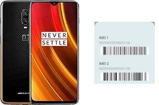 So sehen Sie den IMEI-Code in 6T McLaren