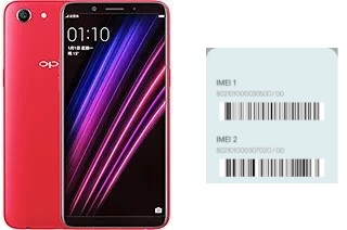 So sehen Sie den IMEI-Code in Oppo A1