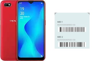 So sehen Sie den IMEI-Code in Oppo A1k