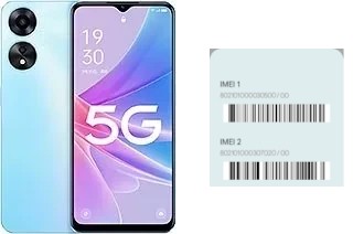 So sehen Sie den IMEI-Code in Oppo A1x