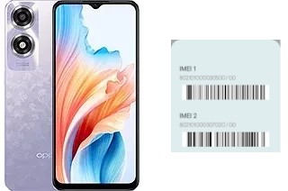 So sehen Sie den IMEI-Code in Oppo A2x