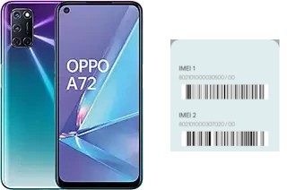 So sehen Sie den IMEI-Code in Oppo A72