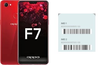 So sehen Sie den IMEI-Code in Oppo F7