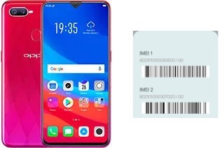 So sehen Sie den IMEI-Code in Oppo F9