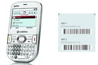 So sehen Sie den IMEI-Code in Treo 500v