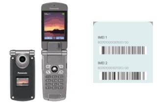 So sehen Sie den IMEI-Code in Panasonic MX7