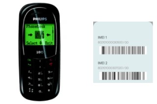 So sehen Sie den IMEI-Code in Philips 180