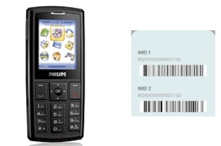 So sehen Sie den IMEI-Code in Philips 290