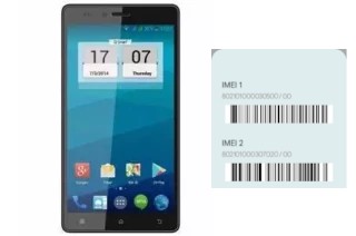 So sehen Sie den IMEI-Code in Q-Smart QS550T